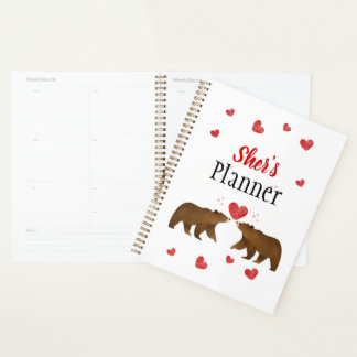 Bears & Hearts Planner