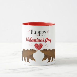 Bears & Hearts Valentine's Day Mug