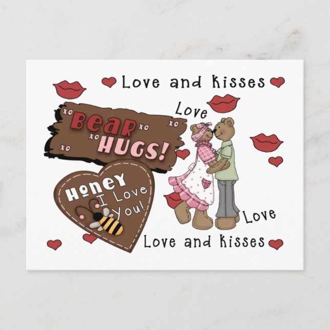 Bears Hugs Postcard (Front)