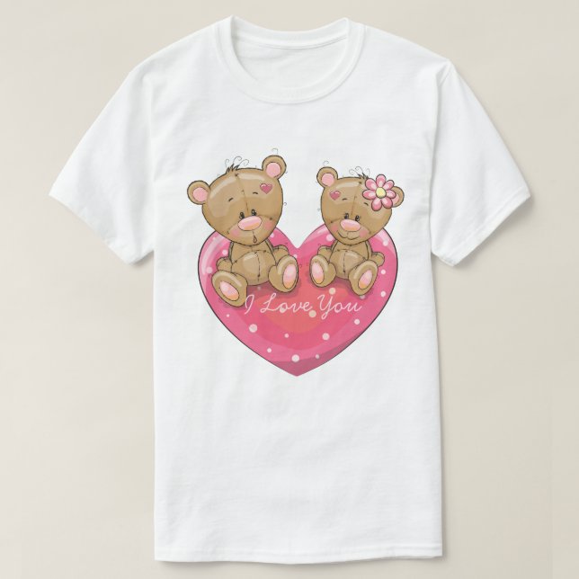 Bears in Love T-Shirt (Design Front)