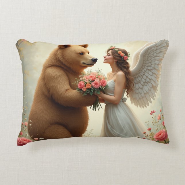 Bear's Love Accent Pillow (Front)