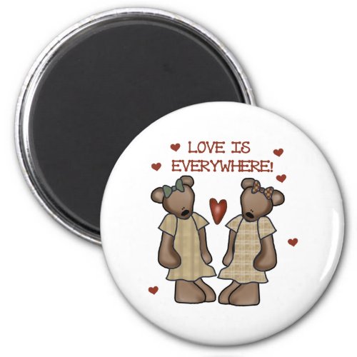 Bears Love is Everywhere Magnet