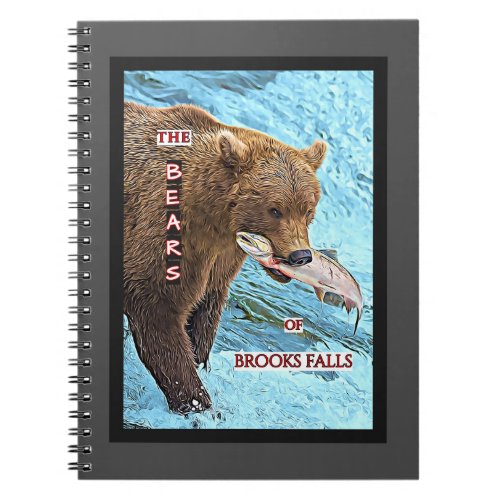 Bears of Brooks Falls Blank Notebook
