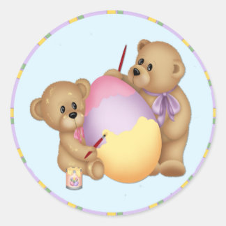 Bears Painting and Egg Stickers
