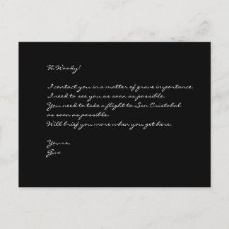 Bear's Pit "Gus needs you..." Postcard