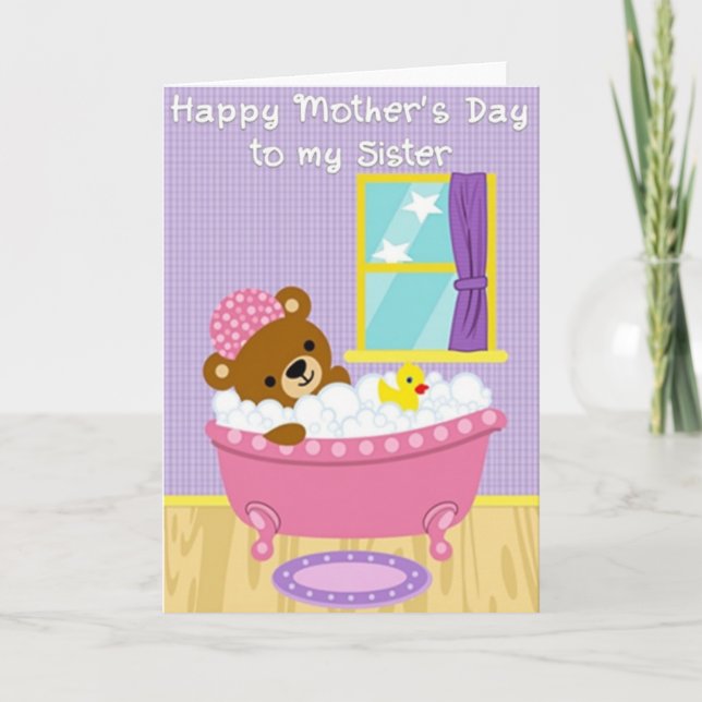 Bears Sweet Mothers Day Card (Front)