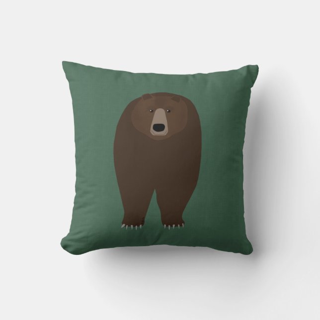 Bears ! throw pillow (Front)