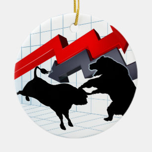 Bull and bear christmas ornaments Clearance