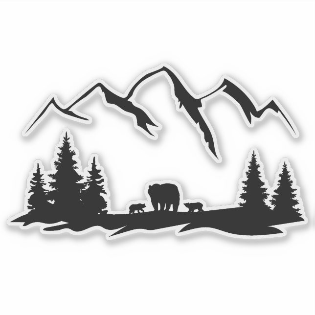 Bears Vinyl Sticker (Front)