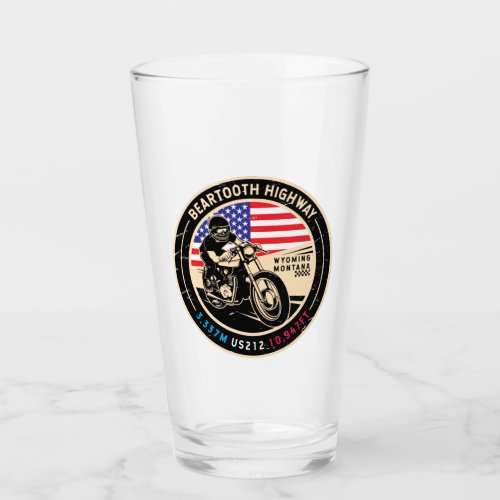 Beartooth Highway All American Roads Motorcycle Glass