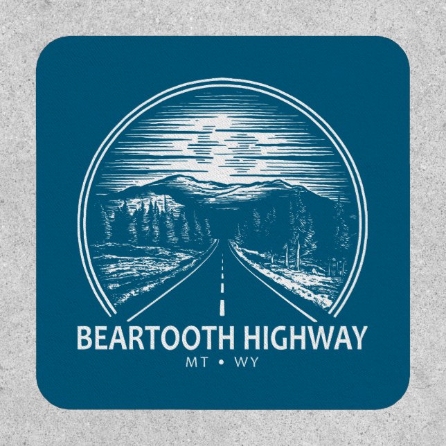 Beartooth Highway Montana Wyoming Forest Patch (Front)