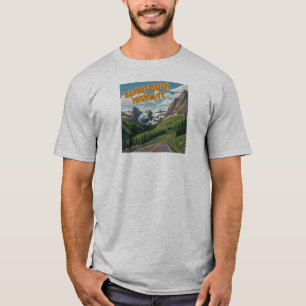 Beartooth Highway Montana Wyoming Landscape T-Shirt