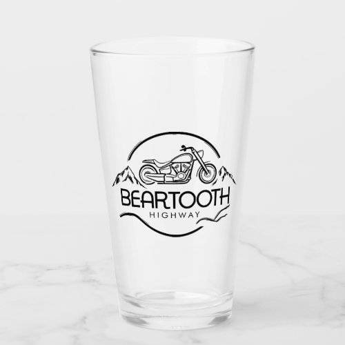 Beartooth Highway Montana Wyoming Motorcycle Glass