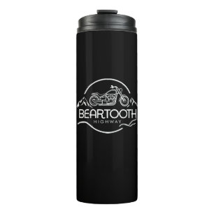 Beartooth Highway Montana Wyoming Motorcycle Thermal Tumbler