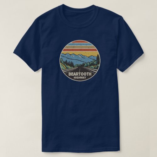 Beartooth Highway Montana Wyoming Mountains T_Shirt