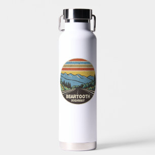 Beartooth Highway Montana Wyoming Mountains Water Bottle