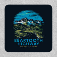 Beartooth Highway Montana Wyoming Vista Patch