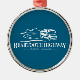 Beartooth Highway Recreational Vehicle Metal Ornament