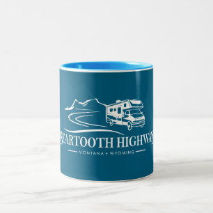 Beartooth Highway Recreational Vehicle Two-Tone Coffee Mug