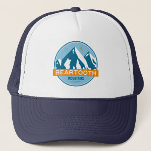 Beartooth Mountains Montana Wyoming Trucker Hat