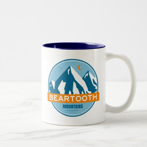 Beartooth Mountains Motana Wyoming Two_Tone Coffee Mug