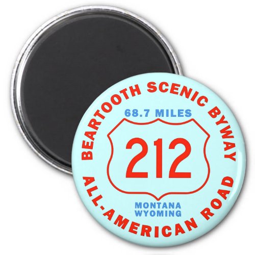 Beartooth Scenic Byway All American Road Magnet