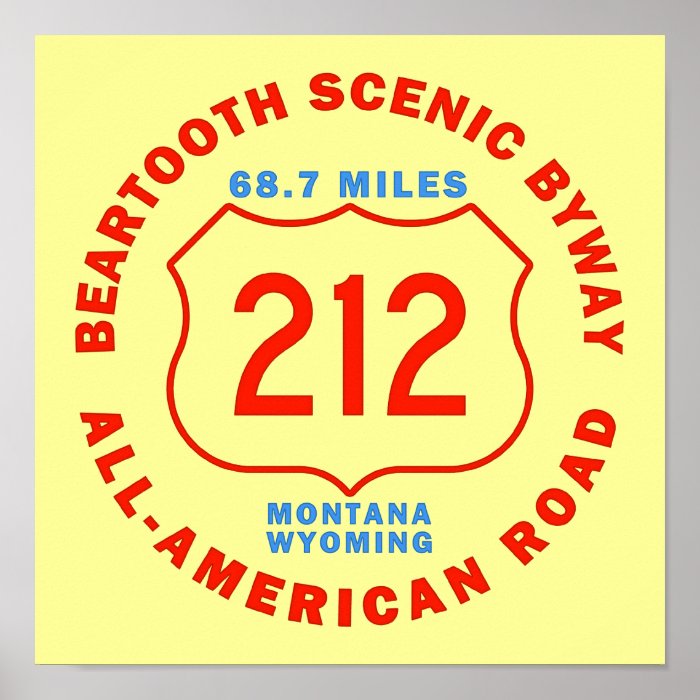 Beartooth Scenic Byway All American Road Posters