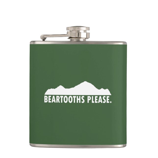 Beartooths Please Flask (Front)