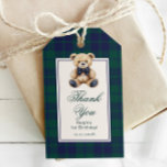 Beary 1st Birthday Polo Teddy Bear Thank you Gift Tags