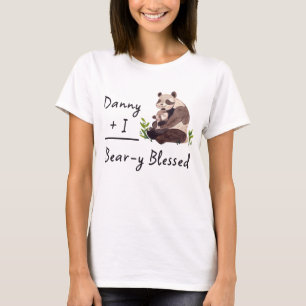 Beary Blessed Panda Mom Shirt Matching Baby Tee