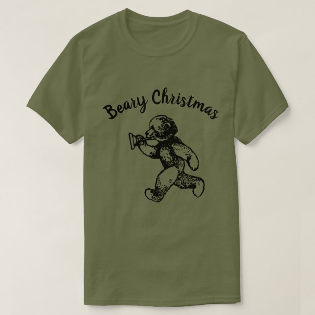 BEARY CHRISTMAS BEAR T-Shirt (Design Front)