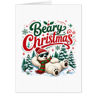 Beary Christmas Card