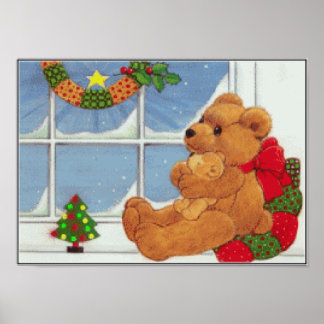 Beary Christmas Poster