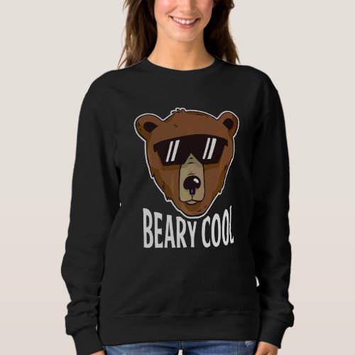 Beary Cool Brown Bear Sweatshirt