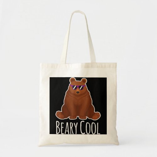 Beary Cool Brown Bear Tote Bag