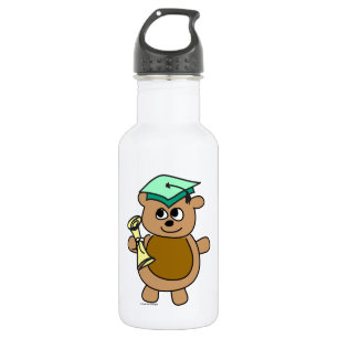 Beary Cute Graduation Water Bottle
