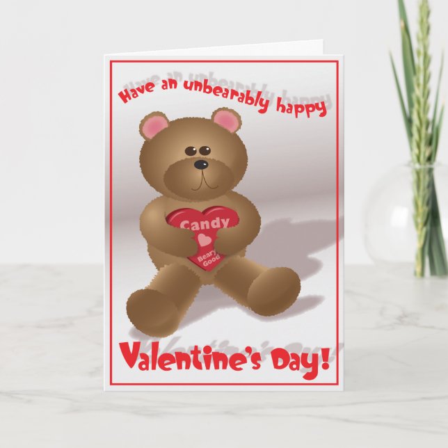Beary Good Valentine - Greeting Card (Front)
