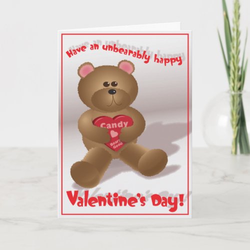 Beary Good Valentine Greeting Card