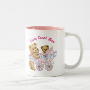 Beary Loved Mom Two-Tone Coffee Mug