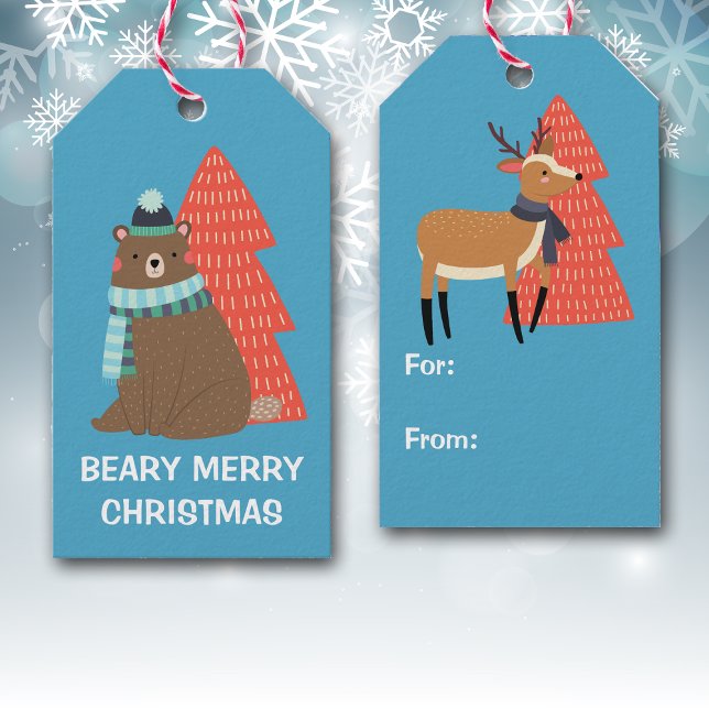 Beary Merry Christmas Gift Tags (Creator Uploaded)