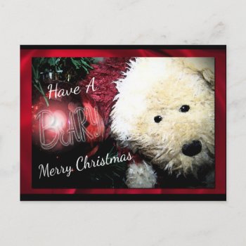 Beary Merry Christmas Postcards by DanceswithCats at Zazzle