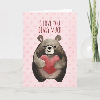 Beary Much Love Card
