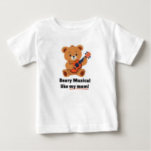 Beary Musical Like My Mom Toddler T-Shirt