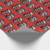 Salon Red Wrapping Paper