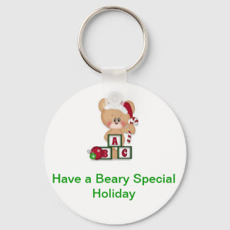 Beary Special Holiday Keychain