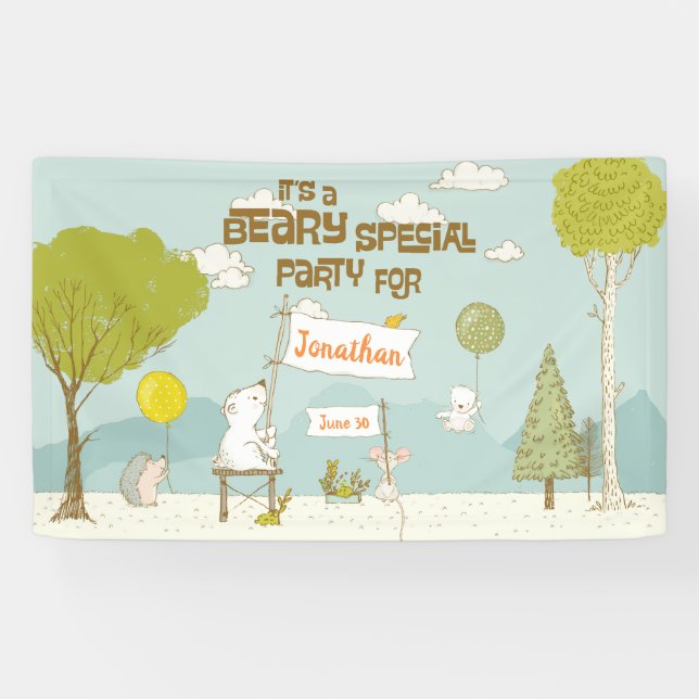 Beary Special Party Banner (Horizontal)