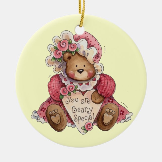 Beary Special - SRF Ceramic Ornament (Front)