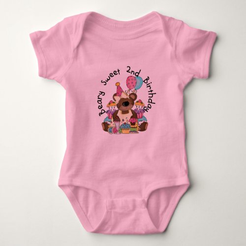Beary Sweet 2nd Birthday T_shirts and Gifts