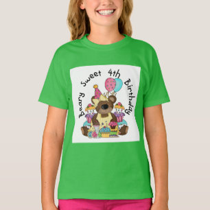 Beary Sweet 4th Birthday T-Shirt