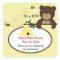Beary Sweet Bear & Bee SQUARE Favor Sticker